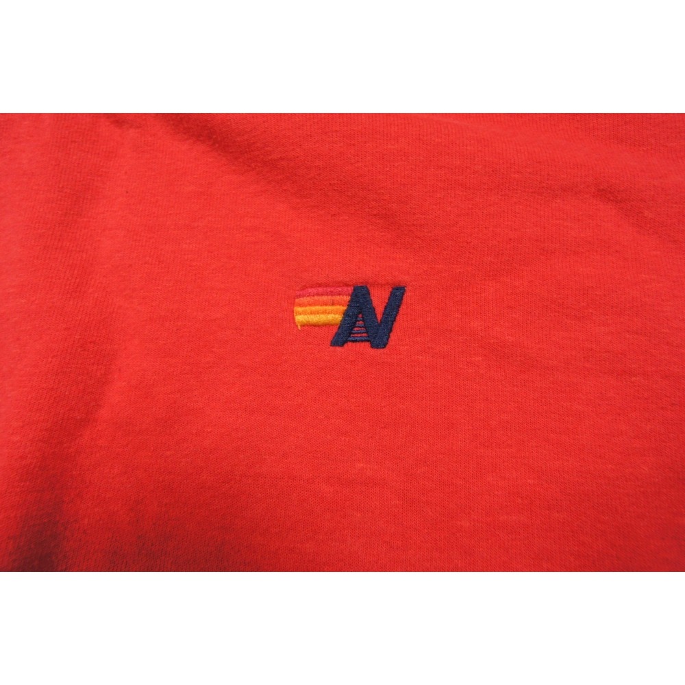 Aviator Nation Sweatshirt Womens XS Red Crewneck Pullover Long Sleeve FLAW**** - Picture 2 of 10